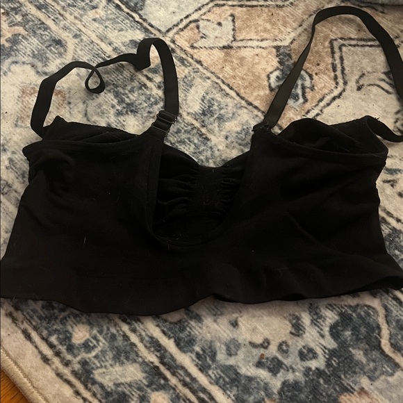 Skims Seamless Sculpt Bralette in Color Black - Picture 2 of 2